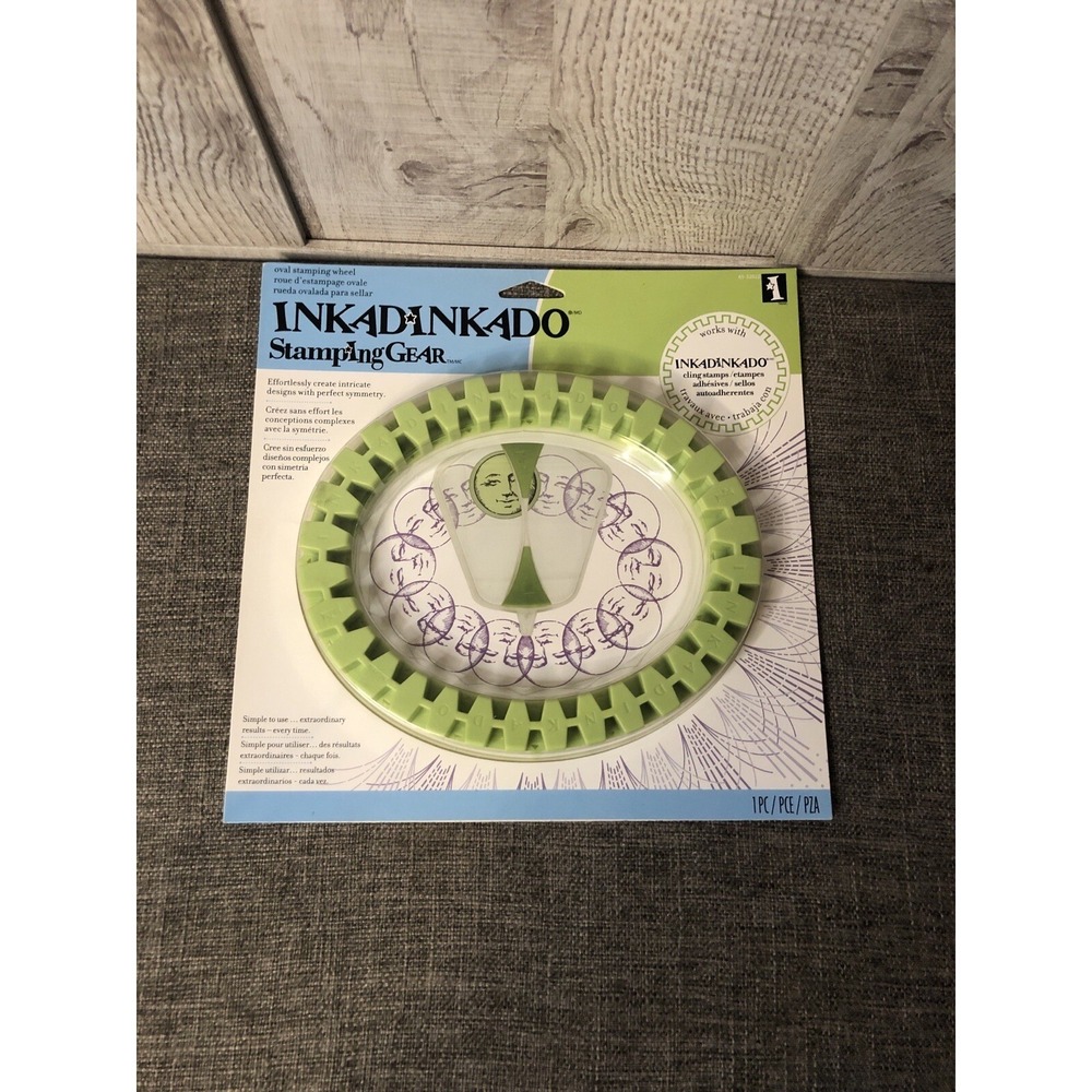 Inkadinkado Stamping Gear Oval Stamping Wheel 65-32022